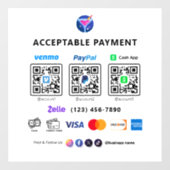 QRコー数々のド支払 |ペアレスタへの白いスキャン ウィンドウサイン (シート)