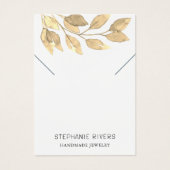 QRコー素朴ドネックレス表示カード (正面)