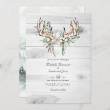 QRコー素朴ドRSVPボヘミアン結婚ズ