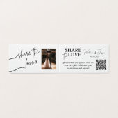 QRコー結婚ドとの写真の共有 (外部フラット)