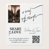 QRコー結婚ドとの写真の共有 (外部フラット)