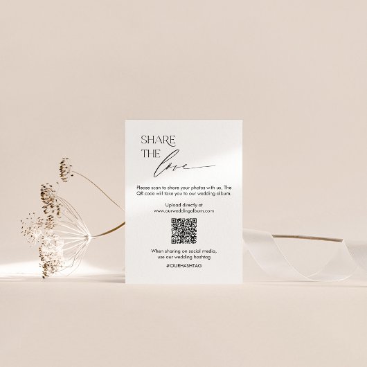 QRコー結婚ドとスクリプトを使用したソーシャル・メディア・サイン テーブルナンバー