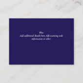 QRコー結婚ドRSVPギフト詳細Webサイト エンクロージャーカード (裏面)