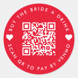 QRコー買ド・ザ・ブライドAドリンク – バチェロレッテ ラウンドシール