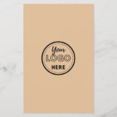 Qrコー離れドのソーシャルメディアロゴのレビューを受け付け素朴る チラシ (裏面)