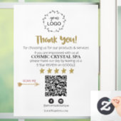 *~* QRシンプルミニマルロゴの確認ありがとうAP8 ウィンドウサイン (ホーム)