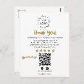 *~* QRシンプルミニマルロゴの確認ありがとうAP8 ポストカード (正面/裏面)