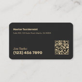 QRスキャン可能な剥製機 名刺 (裏面)