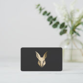 QRスキャン可能な剥製機 名刺 (スタンド正面)