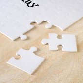 QRスキャン誕生日パーティー詳細モダン15誕生日 ジグソーパズル (側面)