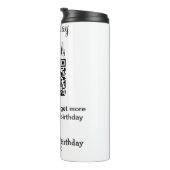 QRスキャン誕生日パーティー詳細モダン15誕生日 タンブラー (回転右)