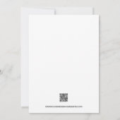 QRスタイリッシュコーモダンドのWEBサイ結婚ト (裏面)