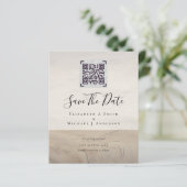 QRスモダンキャンのコー結婚ドの日救付招待状 (スタンド正面)