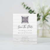 QRスモダンキャンのコー結婚ドの日救付招待状 (スタンド正面)