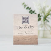 QRスモダンキャンのコー結婚ドの日救付招待状 (スタンド正面)