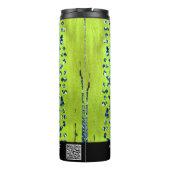 *~* QRスワッグガーリーアニマルプリントグリッターレインボー タンブラー (裏面)