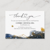 *~* QRディスカウントありがとうロゴAP8レビュー エンクロージャーカード (正面)