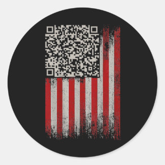 Qrトランプおもしろいス踊りダンスコード ラウンドシール