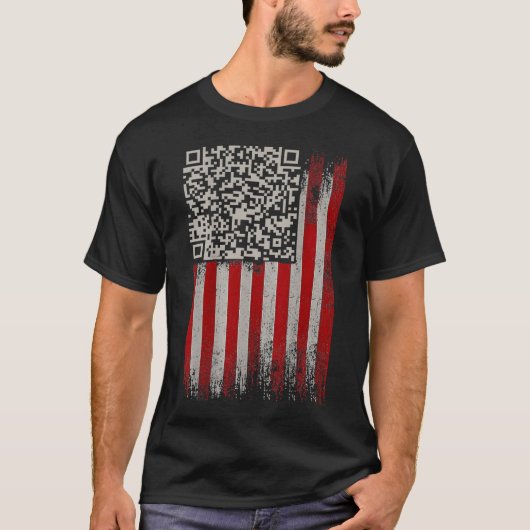 Qrトランプおもしろいス踊りダンスコード Tシャツ (正面)
