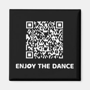 Qrトランプおもしろい踊りインタラクティブコード マグネット