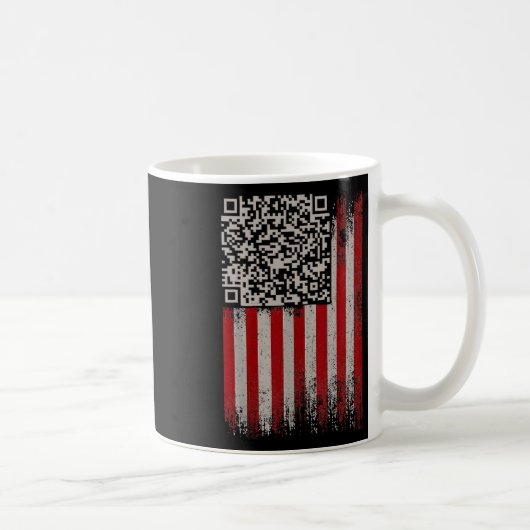 Qrトランプおもしろい踊りダンスコード コーヒーマグカップ (右)