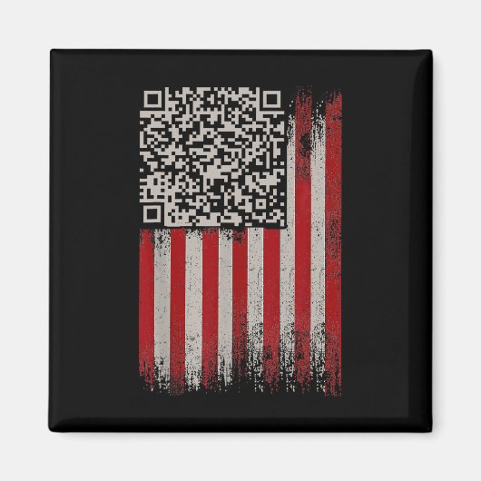 Qrトランプおもしろい踊りダンスコード マグネット (正面)