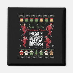 Qrトランプダンスコードプレジデントダンスコードクリスマス マグネット