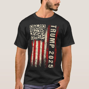 Qrドおもしろいナルドトランプ踊り4745コードビデオ Tシャツ