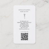 *~* QRバラロータスハートニルバマッサージ霊気ヨガ 名刺 (裏面)