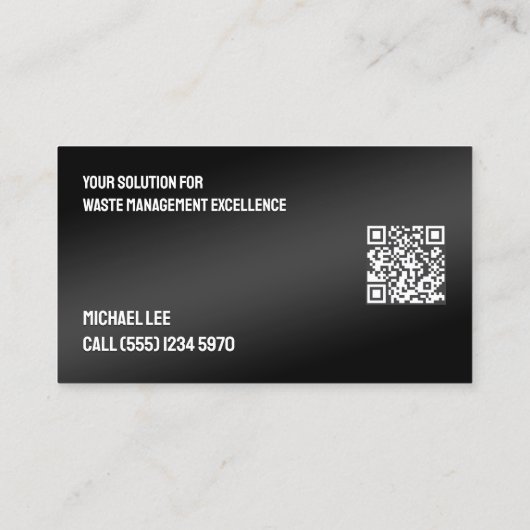 🔳 QRバレットゴミ 名刺 (裏面)