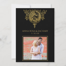 *～* QRビクトリアン写真RSVP AR6 結婚's 招待状