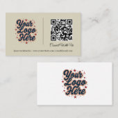 QRビジカスタムネスカード接続 名刺 (正面/裏面)