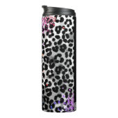 *~* QRピンクグリッター動物ヒョウ柄ガーリー タンブラー (回転右)