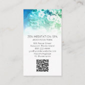 *～* QRフローラフラワー 名刺 (裏面)