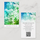 *～* QRフローラフラワー 名刺 (正面/裏面)