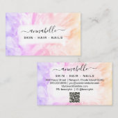 *~* QRプリズムAP26 OPALクリスタルレインボーエーテル 名刺 (正面/裏面)