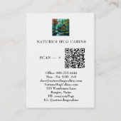 *~* QRマジカルストリーム素朴コテージAP49キャビン 名刺 (裏面)