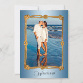 QRマリンフォト ハッピーエバーアフター ウェディング 招待状 (正面)