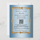 QRマリンフォト ハッピーエバーアフター ウェディング 招待状 (裏面)