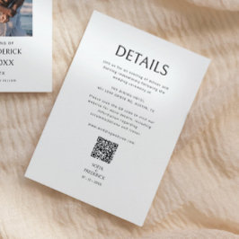 QRミニマルコーエレガントド・エンクロージャカード エンクロージャーカード