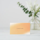 QRモダンコーミニマルドグラデーシぼやけョンのノイズ黄 名刺 (スタンド正面)