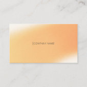 QRモダンコーミニマルドグラデーシぼやけョンのノイズ黄 名刺 (正面)