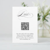 QRモダンコー結婚ドの詳細 エンクロージャーカード (スタンド正面)