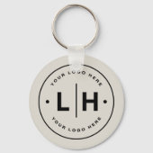 QRモダンロパーソナライズされたゴ事業 キーホルダー (正面)