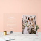 QRモダン |写真ありがとう&ようこそ アクリルサイン (ウェディング)