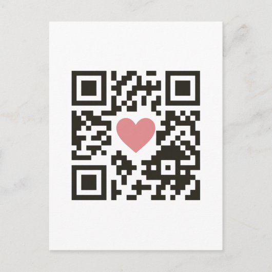 QRラブコード ポストカード (正面)