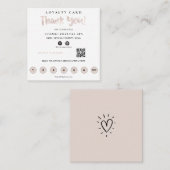 *～* QRリワードバラ金ゴールドハート ロイヤリティカード (正面/裏面)