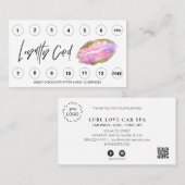 *～* QRロゴの美しいロイヤリティ  ロイヤリティカード (正面/裏面)