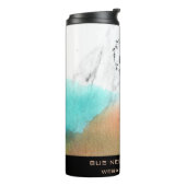 *～* QRロゴの虹のユニコーンの色ガーリー  タンブラー (回転左)