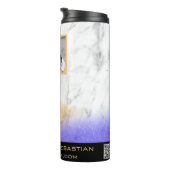 *~* QRロゴカップル写真金ゴールド紫 タンブラー (回転右)